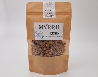 Résine Myrrhe | Puissant | Classe A ++ | Commiphora myrrhe