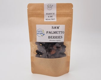 Saw Palmetto Berries | Saw Palmetto Berry | Serenoa repens | Whole | Cuts | Powder