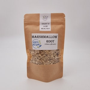 Marshmallow Root Cuts/Powder |   Althaea officinalis | Natural | Herbalist | Dried Herbs | Botanical |
