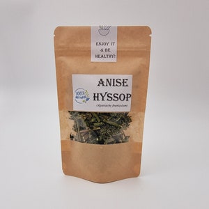 Anise Hyssop | Anise Hyssop Herbal Tea - Dried Herb - Licorice Mint - Agastache foeniculum