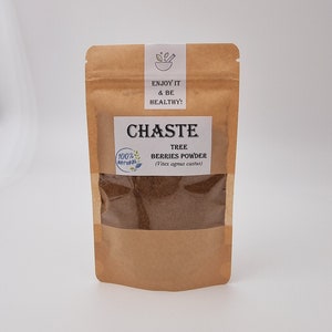 Chaste Tree Berry Powder |  Chaste Tree Berries Powder | Vitex agnus castus