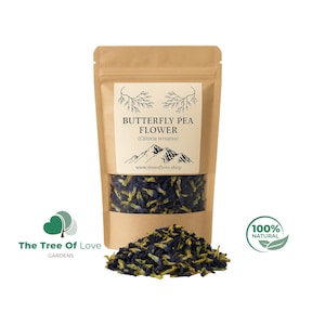 Butterfly Pea Flower or Powder | Tea |  Clitoria Ternatea | Dried Herbs | Herbal Tea | Herbal Products | Bulk Herb | Herbal Remedy