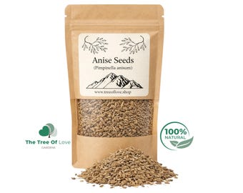 Anis Samen | Pimpinella anisum | Ganzer Samen | Getrocknete Kräuter | Kräutertee | Pflanzliche Produkte | Großkraut | Kräutertee