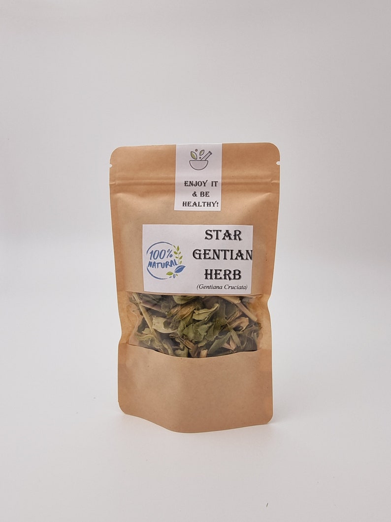 STAR GENTIAN Herb Dried Bulk Tea, Gentiana Cruciata L Herba /Available qty from 1oz-4lbs/ image 3