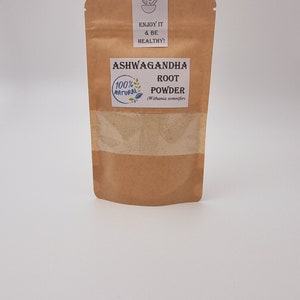 Ashwagandha Root Cuts or Powder Withania Somnifera Radix image 7