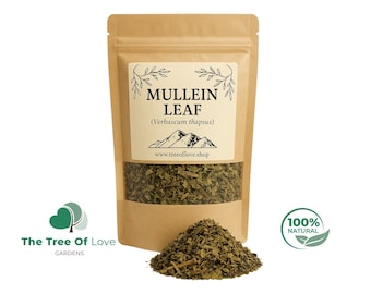 Mullein Leaf Tea | Verbascum thapsus | Dried | Wildcrafted | Herbal Infusion by The Tree Of Love Gardens