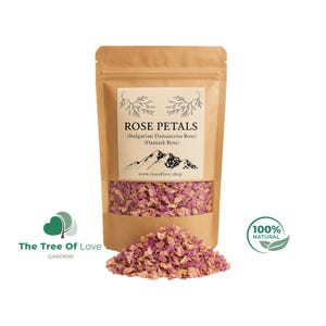 Bulgarian ROSE PETALS Tea | Damask Rose Petals Tea | Rose Buds | Rose Buds & Petals | Damascena Rose | Herbal Remedy