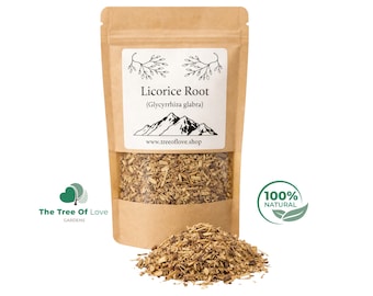 Licorice Root | Tea | Herbalist | Dried Herbs | Botanical | Herbal Tea by The Tree Of Love Gardens