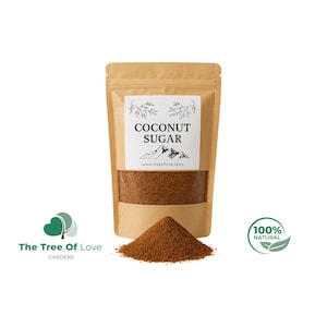 Coconut Sugar | Coconut Brown Sugar | Dried Herbs | Herbal Tea | Herbal Products | Bulk Herb | Herbal Infusion image 1