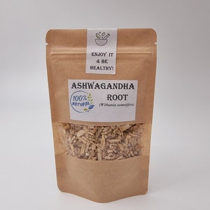 Ashwagandha Root Cuts or Powder Withania Somnifera Radix image 3