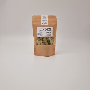 Linden Flower Tea/ Linden Flowers/ Bulk 6 oz to 1 lb Dried Linden Leaves & Flowers Natural Herbalist Dried Herbs Botanical image 5