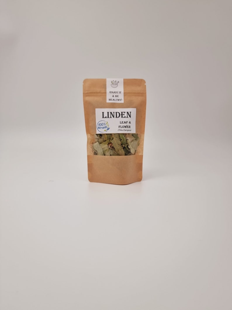 Linden Flower Tea/ Linden Flowers/ Bulk 6 oz to 1 lb Dried Linden Leaves & Flowers Natural Herbalist Dried Herbs Botanical image 5