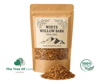 Corteza de sauce blanco (Salix Alba) / Seca / Cortes