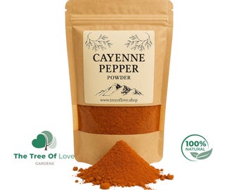 Proszek z pieprzu cayenne | Capsicum Cayenne | Suszone zioła | Herbata ziołowa | Produkty ziołowe | Zioła luzem | Napar ziołowy