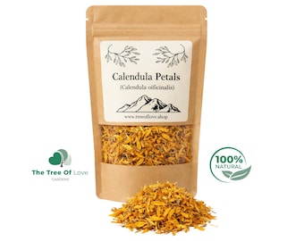 Calendula Petals | Calendula Officinalis | Petals Only | Dried Herbs | Herbal Tea | Herbal Products | Bulk Herb | Herbal Infusion