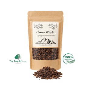 Cloves Whole  Berries  |  Laung - Clove Buds |   Dried Herbs | Herbal | Herbal Tea by The Tree Of Love Gardens