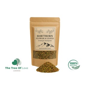 Hawthorn Flower and Leaves/   1 lb & 2 lbs  Hawthorn Leaf and Flower / Hawthorn Leaf / Hawthorn Flowers / Hag Thorn / Haw Thorn