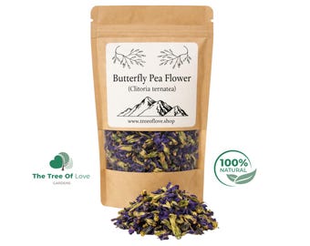 Butterfly Pea Flower | Tea | Powder|  Clitoria Ternatea | Dried Herbs | Herbal Tea | Herbal Products | Bulk Herb | Herbal Infusion