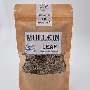 Mullein Leaf Tea Mullein Leaf c/s Verbascum thapsus Dried Wildcrafted Mullein Leaf Mullein leaf Herb zdjęcie 9