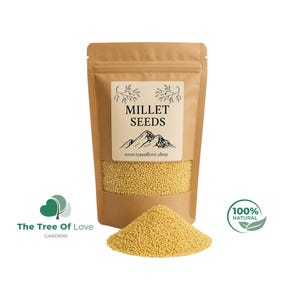 Organic Millet Seeds | Hulled Millet Seeds | Dried Herbs | Herbal Tea | Herbal Products | Bulk Herb | Herbal Remedy