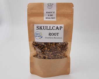 Chinese Skullcap root | Scutellaria baicalensis | Organic  You Ji Huang Qin | Baikal skullcap | Chinese skullcap | Huang Qin