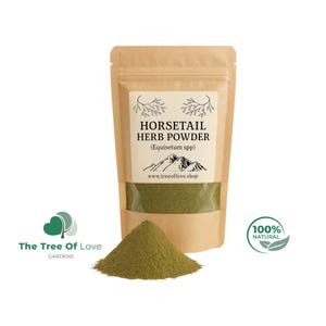 Horsetail Herb Powder  | Horsetail Powder | Equisetum Arvense Herb |  Shavegrass Powder | Herbal Remedy