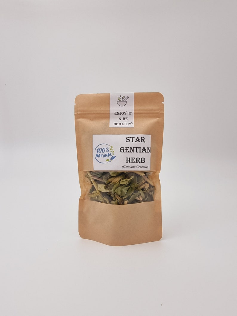 STAR GENTIAN Herb Dried Bulk Tea, Gentiana Cruciata L Herba /Available qty from 1oz-4lbs/ image 5