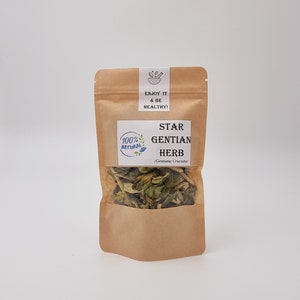 STAR GENTIAN Herb Dried Bulk Tea, Gentiana Cruciata L Herba /Available qty from 1oz-4lbs/ image 4