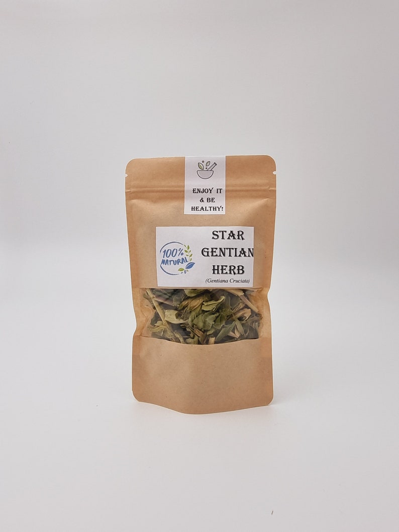 STAR GENTIAN Herb Dried Bulk Tea, Gentiana Cruciata L Herba /Available qty from 1oz-4lbs/ image 4