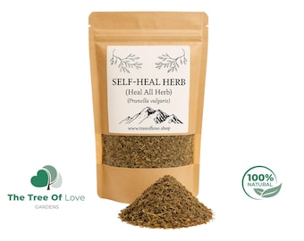 Self Heal Tea |  Prunella Vulgaris | Dried Herbs | Herbal Infusion | Bulk Herb | Herbal Tea by The Tree Of Love Gardens