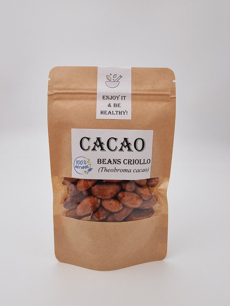 Cacao Beans Whole Criollo Organic Theobroma Cacao Cocoa Beans Premium Quality image 2