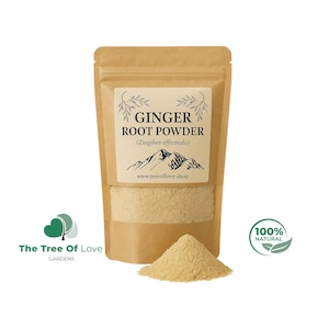 Ingwerwurzelpulver | (Zingiber officinale) | Getrocknete Kräuter | Kräutertee | Pflanzliche Produkte | Großkraut | Pflanzliche Heilmittel