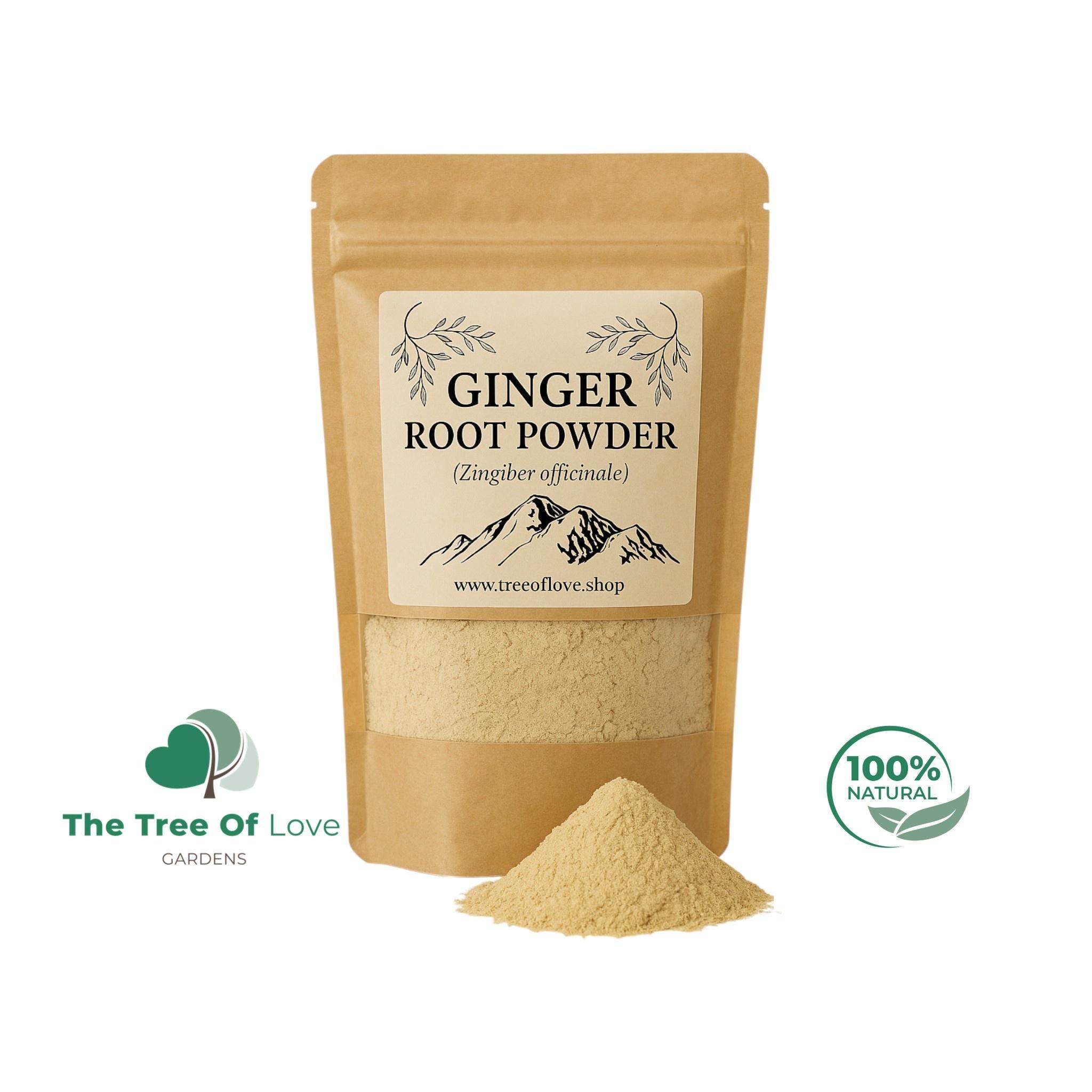 Ginger Root Powder | (Zingiber officinale) | Dried Herbs | Herbal Tea | Herbal Products | Bulk Herb | Herbal Remedy