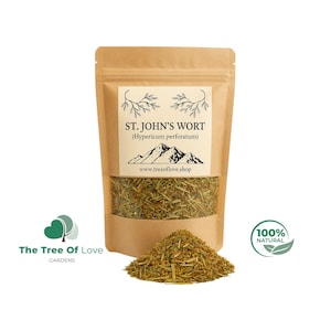 Sint-janskruidbloem |  1 oz tot 4 pond | Sint-janskruidkruid | Hypericum perforatum | Natuurlijk | Gedroogde kruiden | Kruidengeneesmiddel