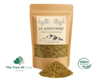 Johanniskraut Blüte |  1 Unze bis 4 Pfund | Johanniskraut | Hypericum perforatum | Natur | Getrocknete Kräuter | Kräutertee