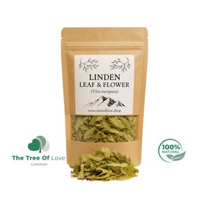 Linden Flower Tea | | Dried Linden Leaves And Flowers| Natural | Dried Herbs | Herbal Tea by The Tree Of Love Gardens image 1