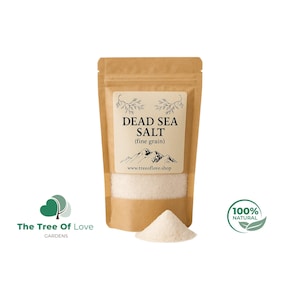 Dead Sea Salt | 100% Pure Natural Fine Grind | Dried Herbs | Herbal Tea | Herbal Products | Bulk Herb | Herbal Remedy