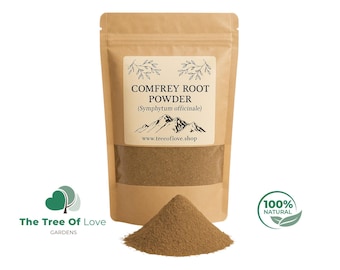 Comfrey Root Powder (Symphytum officinale) | Dried Herbs | Herbal Tea | Herbal Products | Bulk Herb | Herbal Infusion