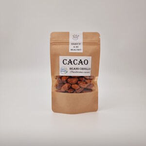 Cacao Beans Whole Criollo Organic Theobroma Cacao Cocoa Beans Premium Quality image 5