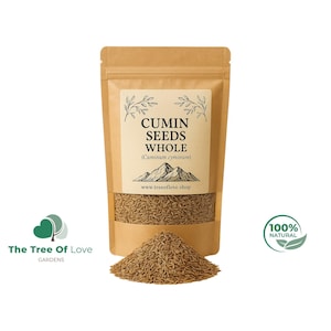 Whole Cumin Seeds |  Cuminum cyminum | Dried Herbs | Herbal Tea | Herbal Products | Bulk Herb | Herbal Remedy