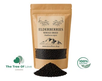 Elderberry |  Wild Picked Elderberries | Elder Berry | Elderberries | Elder berries | Sambuscus Nigra | Herbal Infusion