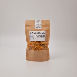 Calendula Calendula Flowers Dried Herbs Herbalism Botanicals Herbal Teas Aromatherapy image 9