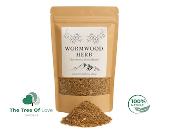 Wormwood Herb | Artemisia absinthium | Dried Herbs | Infusion | Herbal Products | Herbal Tea by The Tree Of Love Gardens