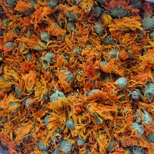 Calendula Calendula Flowers Dried Herbs Herbalism Botanicals Herbal Teas Aromatherapy Orange