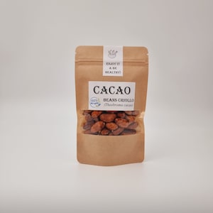 Cacao Beans Whole Criollo Organic Theobroma Cacao Cocoa Beans Premium Quality image 4
