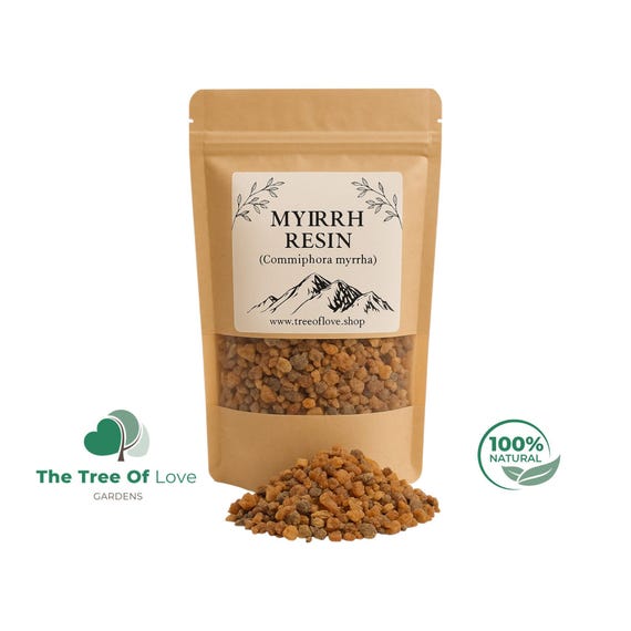 Myrrh Resin  | Grade A ++ |  Commiphora Myrrha | Dried Herbs | Herbal Infusion |  Bulk Herb | Herbal Tea by The Tree Of Love Gardens