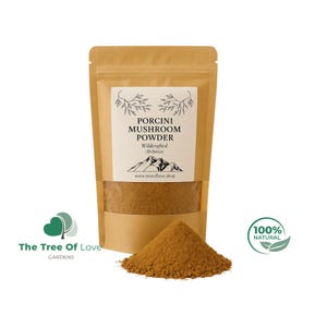 Porcini Mushroom Powder | Dried | Wildcrafted | Boletus Edulis | Dried Herbs | Herbal Tea | Herbal Products | Bulk Herb | Herbal Remedy
