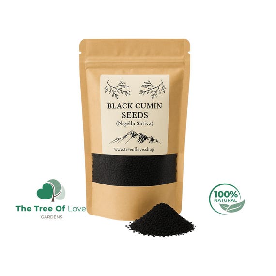 Black Cumin Seed | NIGELLA SATIVA | Nigella | Black Seeds - Kalonji  Semilla de Comino Negro Herbs | Herbal Infusion