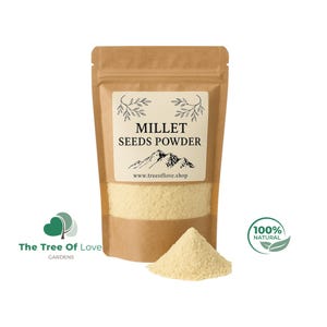 Millet Flour | Hulled Millet Seeds Powder | Hulled Millet Flour | Dried Herbs | Herbal Tea | Herbal Products | Bulk Herb | Herbal Remedy