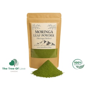 Moringa Leaf Powder or Cuts | Dried Herbs  | Bulk Herb | Herbal Tea by The Tree Of Love Gardens